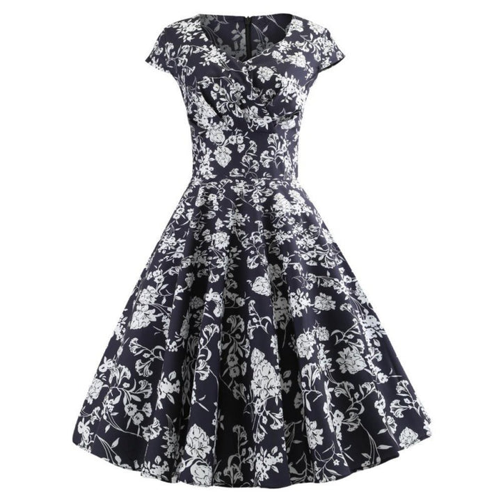 Robe portefeuille pour femmes avec un design floral élégant et une coupe flatteuse Levoire
