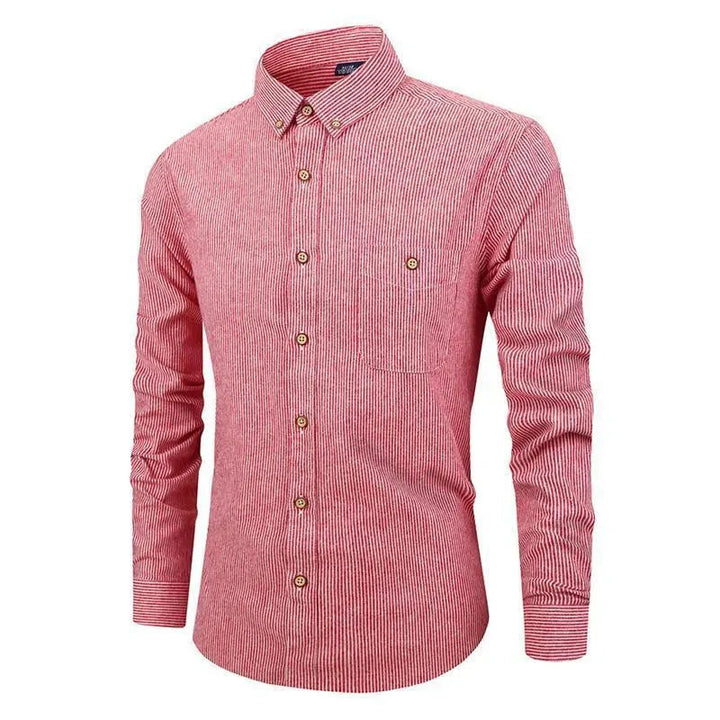Levoire | Chemise à rayures slim-fit à manches longues Melonikameleontti