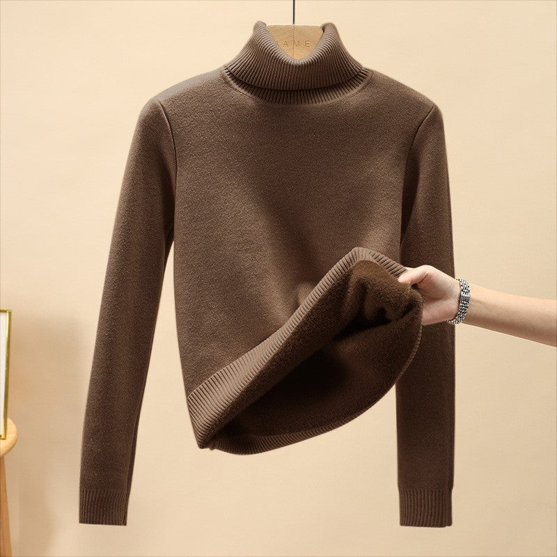 Levoire | Pull Chaud En Tricot Marron