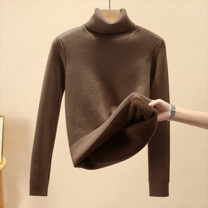 Levoire | Pull Chaud En Tricot Marron