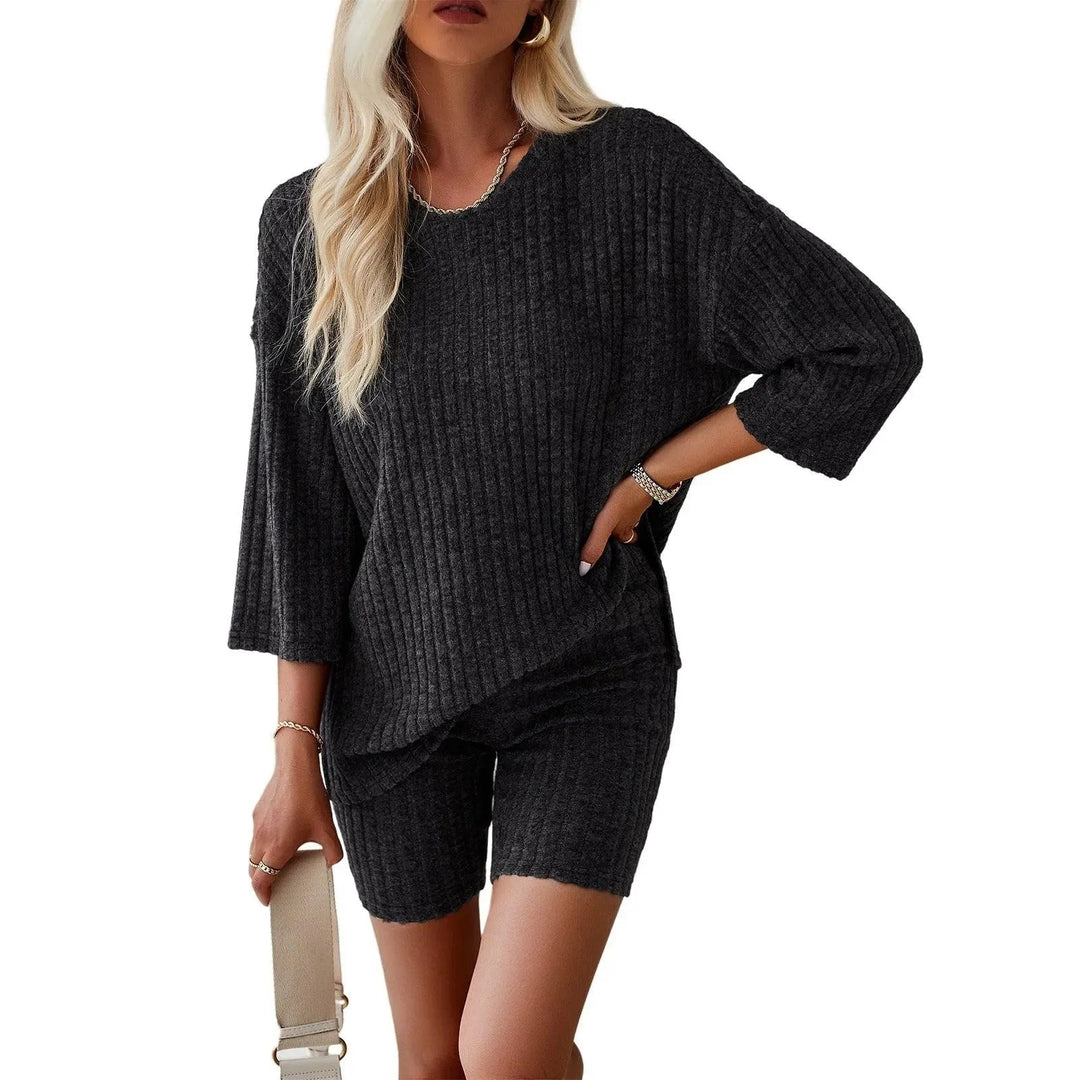 Levoire | shorts décontractés avec un emballage en tricot