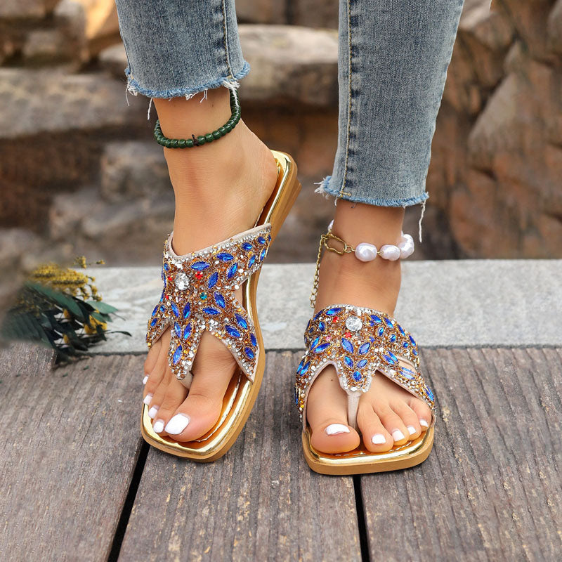 Levoire | Chaussons De Luxe En Cristal Pour Femmes Bunt