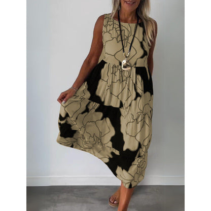 Levoire | Nœud papillon Mode Imprimé Sans manches Nœud papillon Braun