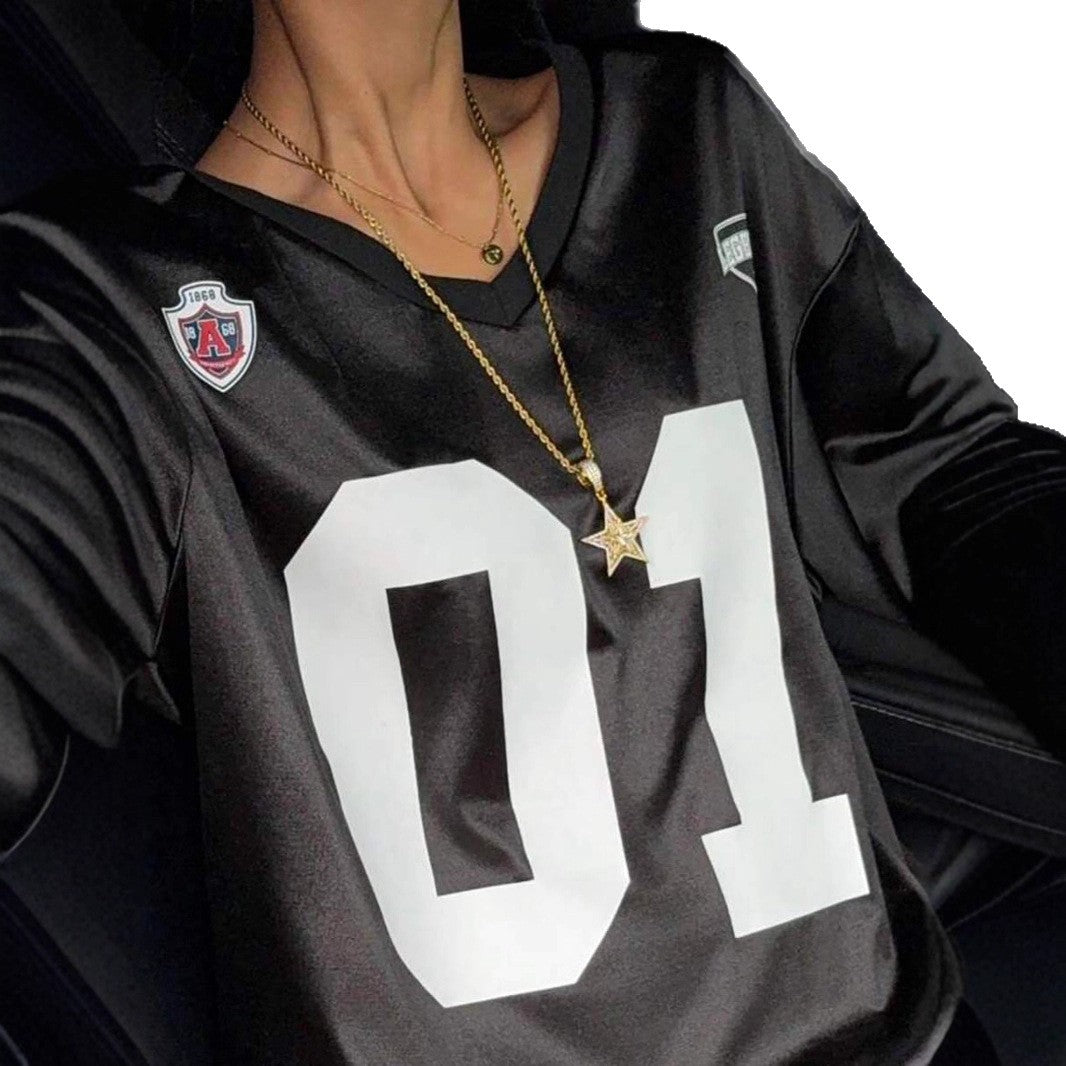 T-shirt de sport oversized pour femmes avec un design de manches en mesh excitant Levoire