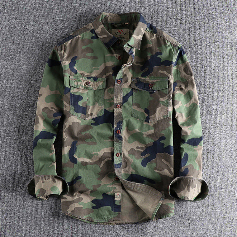 Levoire | Veste Rétro Camouflage Pour Hommes