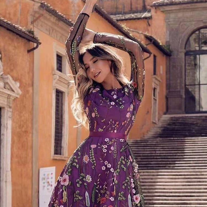 Levoire | Chic Bohémien Robe Fleurie pour Femmes
