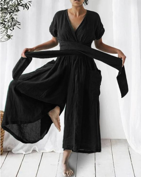 Levoire | Jumpsuit Élégant Pour Toutes Les Occasions Noir