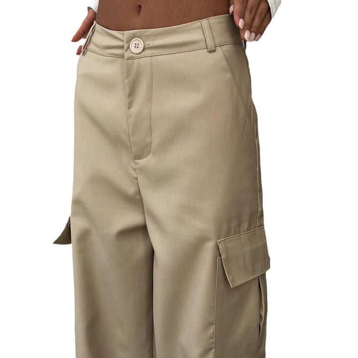 Pantalons cargo pour femmes dans une coupe décontractée avec des poches latérales pratiques Levoire