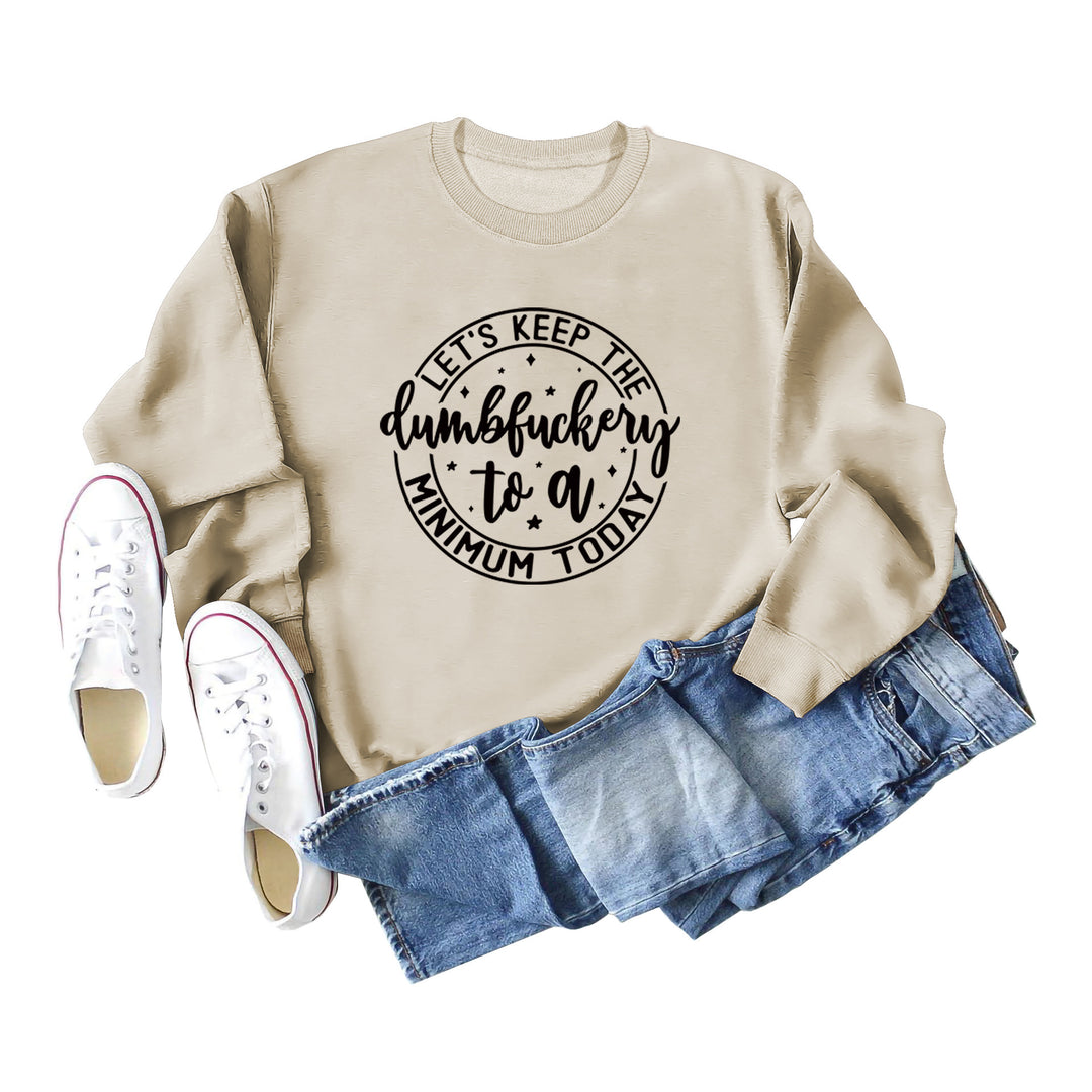 Sweat-shirt graphique pour femmes avec impression motivante Levoire
