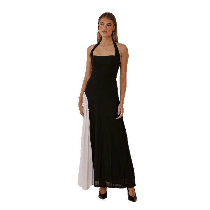 Robe de soirée pour femmes avec coupe asymétrique et accents élégants Levoire