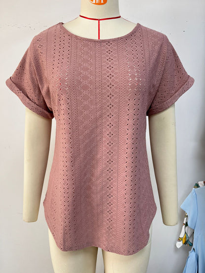 Levoire | T-shirt décontracté à col rond à manches courtes Photographie physique