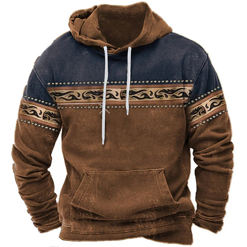Levoire | Pull À Capuche Élégant Braun