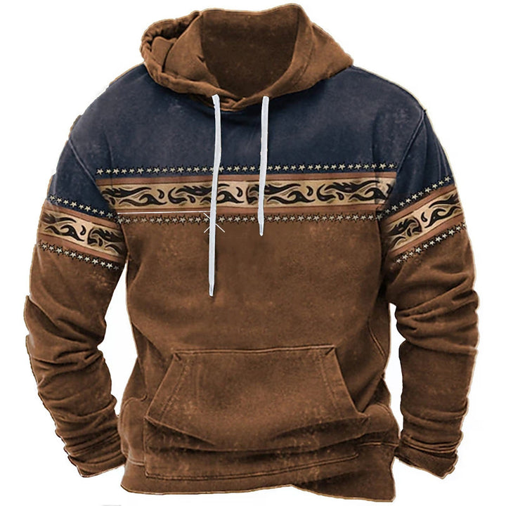 Levoire | Pull À Capuche Élégant Braun