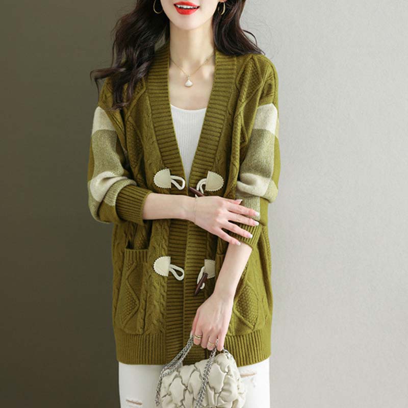 Levoire | Veste En Tricot À Carreaux Vintage
