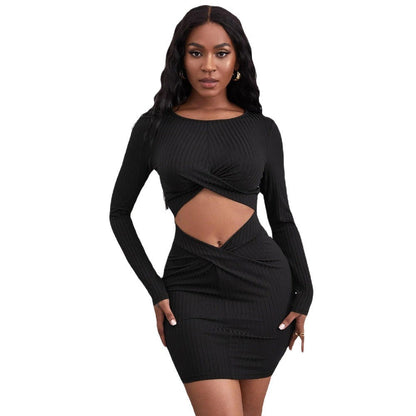 Levoire | Robe Pull Bodycon à Manches Longues Tendance