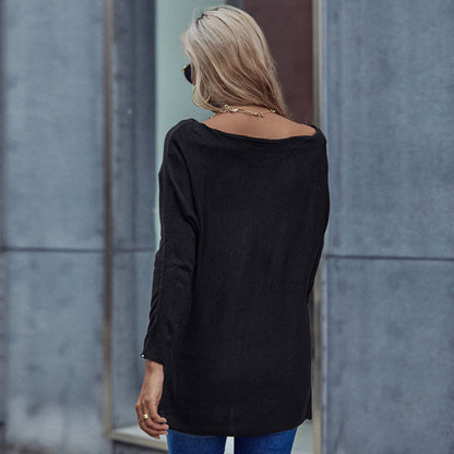 Levoire | Pull en tricot à manches longues mi-longues et élégantes