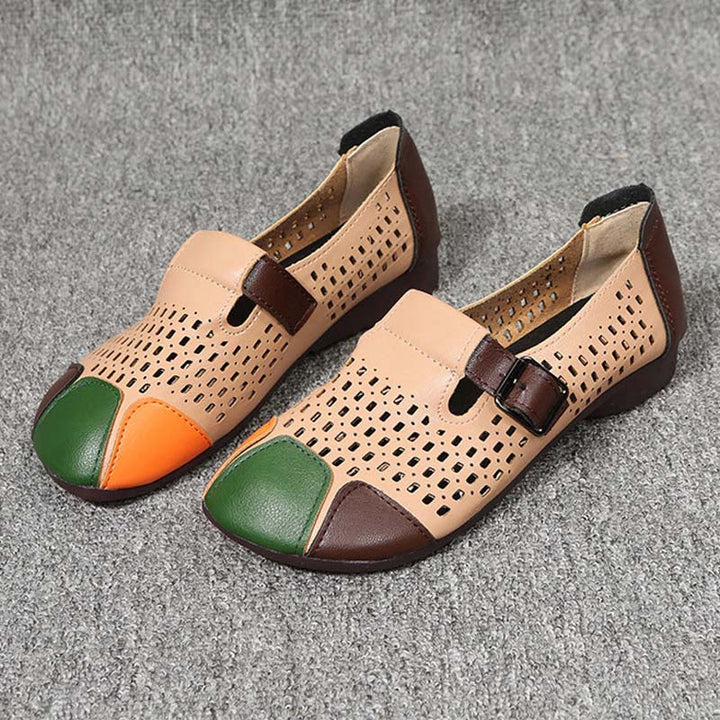Levoire | Sandales À Air Avec Une Boucle Et Un Bout Coloré Pour Femmes