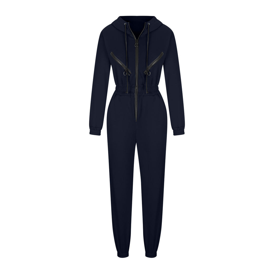 Levoire | Trendik Vêtements Ensemble de Combinaison à Capuche pour Femmes noir