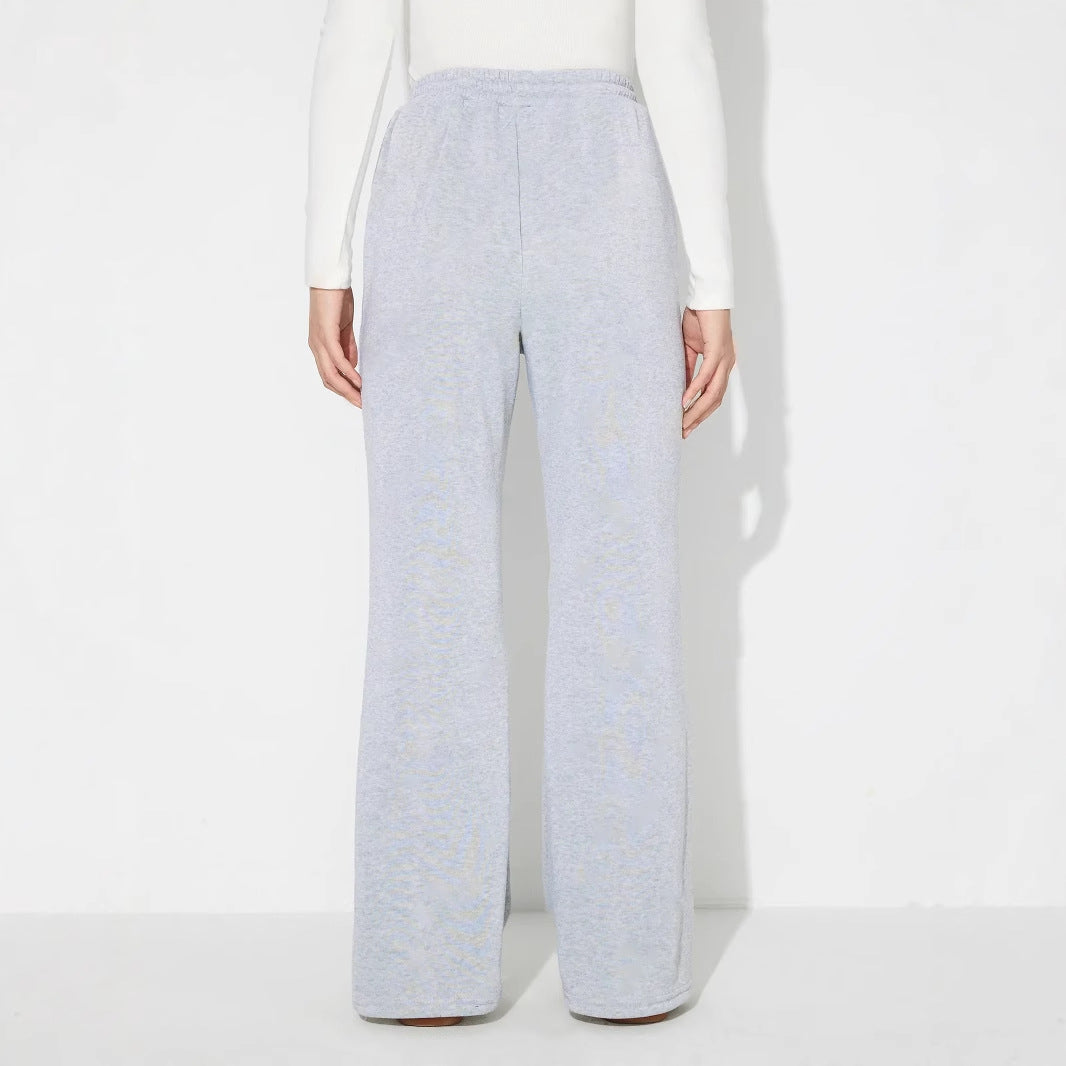 Pantalons décontractés amples pour femmes au style urbain avec taille élastique et poches pratiques Levoire