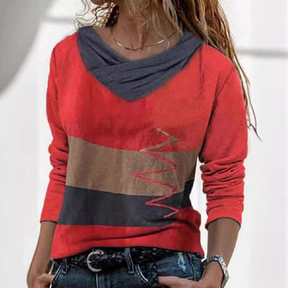 Levoire | F bold hot imprimé col V manches longues slim