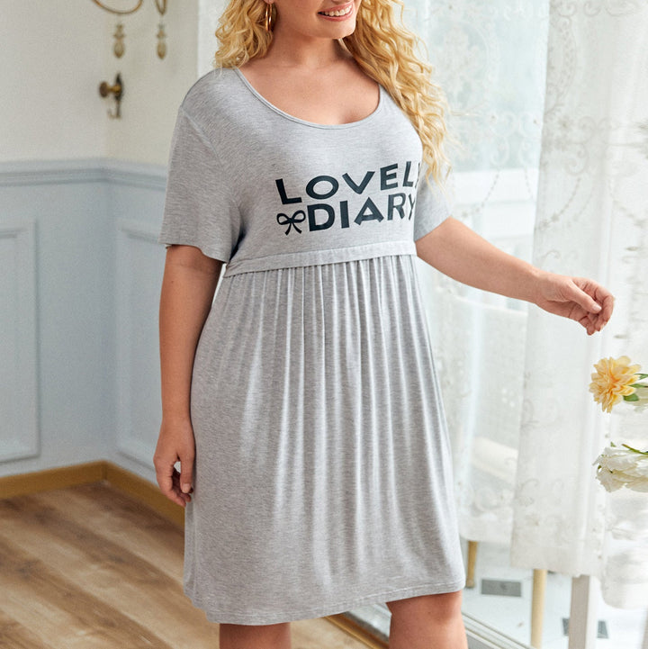 Levoire | Pyjama léopard à manches courtes plissé noué Set