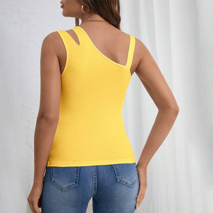 Débardeur sans manches pour femmes avec des découpes à la mode Levoire