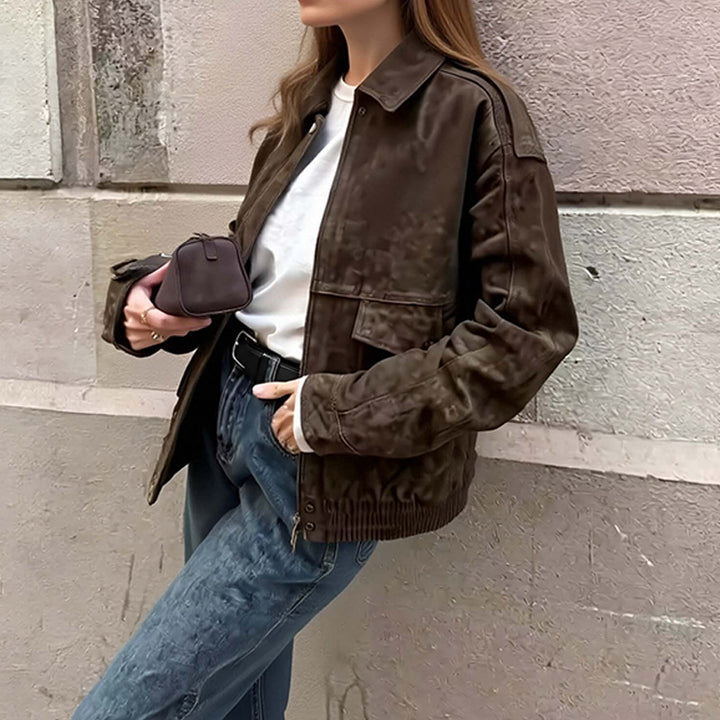 Veste élégante légère pour femmes avec coupe oversize et poches pratiques Levoire