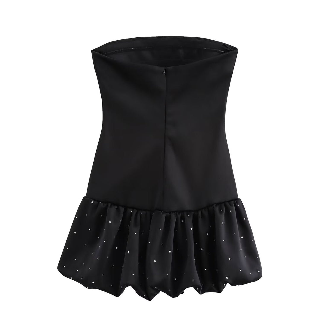 Levoire | Robe Mini sans Bretelles Tendance Printemps