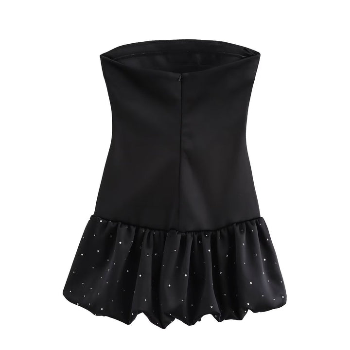 Levoire | Robe Mini sans Bretelles Tendance Printemps
