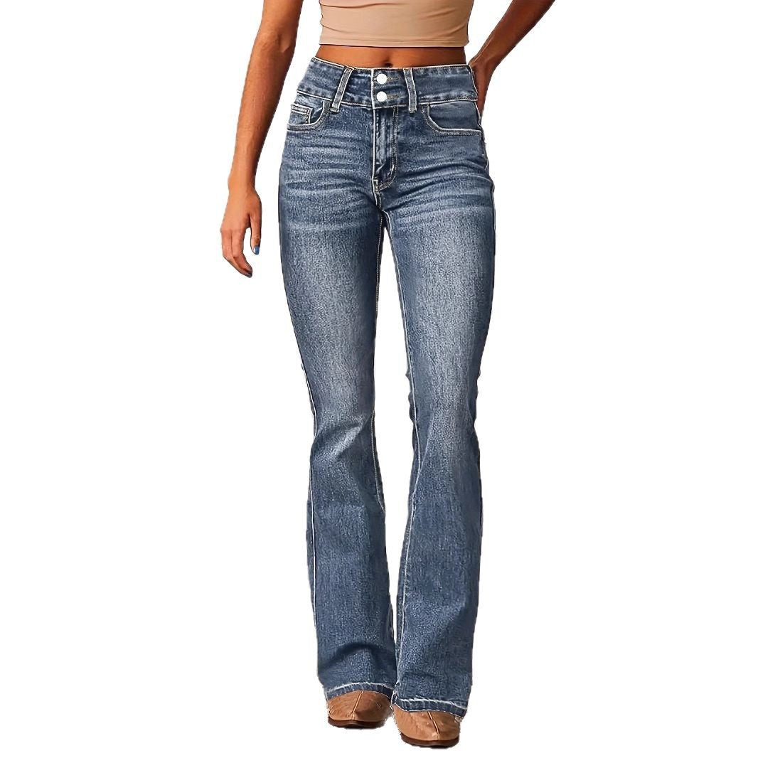 Jean bootcut taille haute femme Levoire