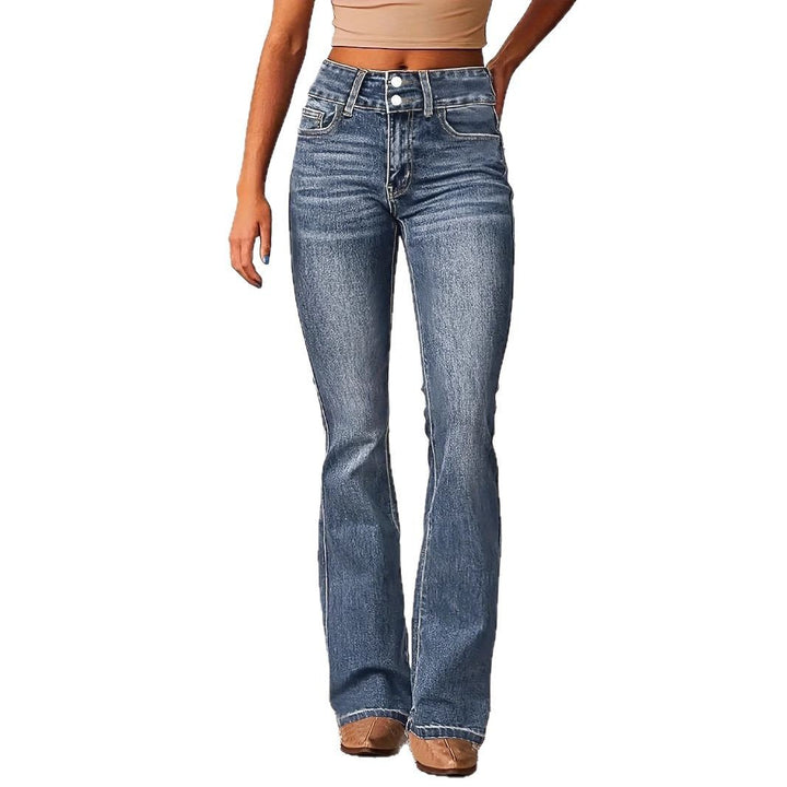 Jean bootcut taille haute femme Levoire