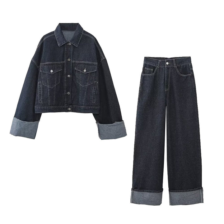 Levoire | Denim Grande Taille Set Pour Femmes