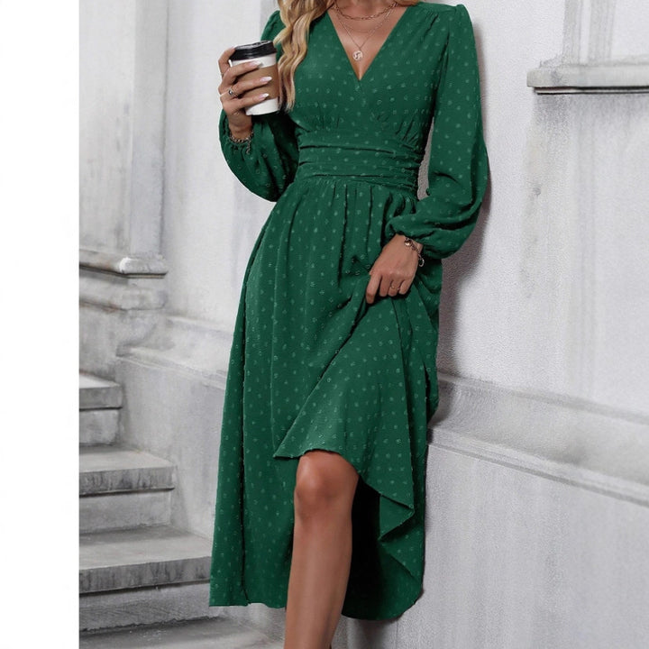 Robe maxi pour femmes avec un look enveloppant élégant Levoire