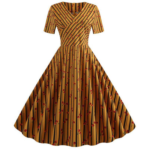 Robe portefeuille pour femmes avec motif floral et ourlet asymétrique Levoire