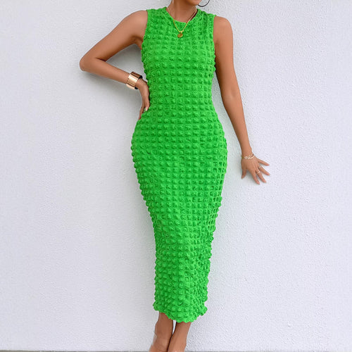 Robe midi flatteuse pour femme avec surface texturée Levoire
