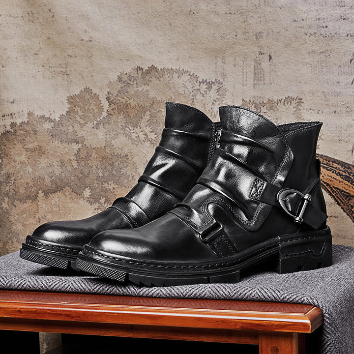 Levoire | Botte confortable à glissière antidérapante Noir
