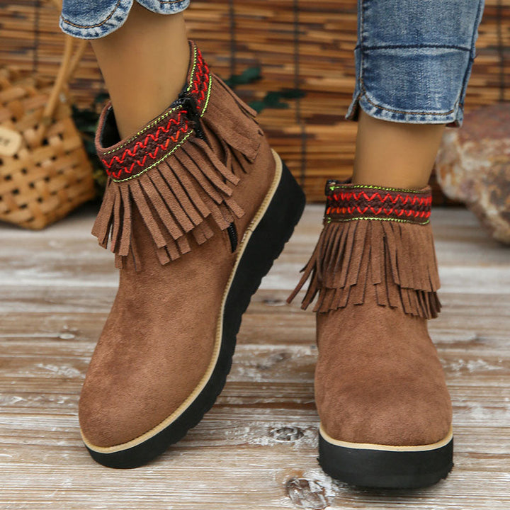 Levoire | Bottines À Franges Hiver
