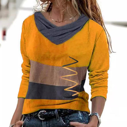 Levoire | F bold hot imprimé col V manches longues slim