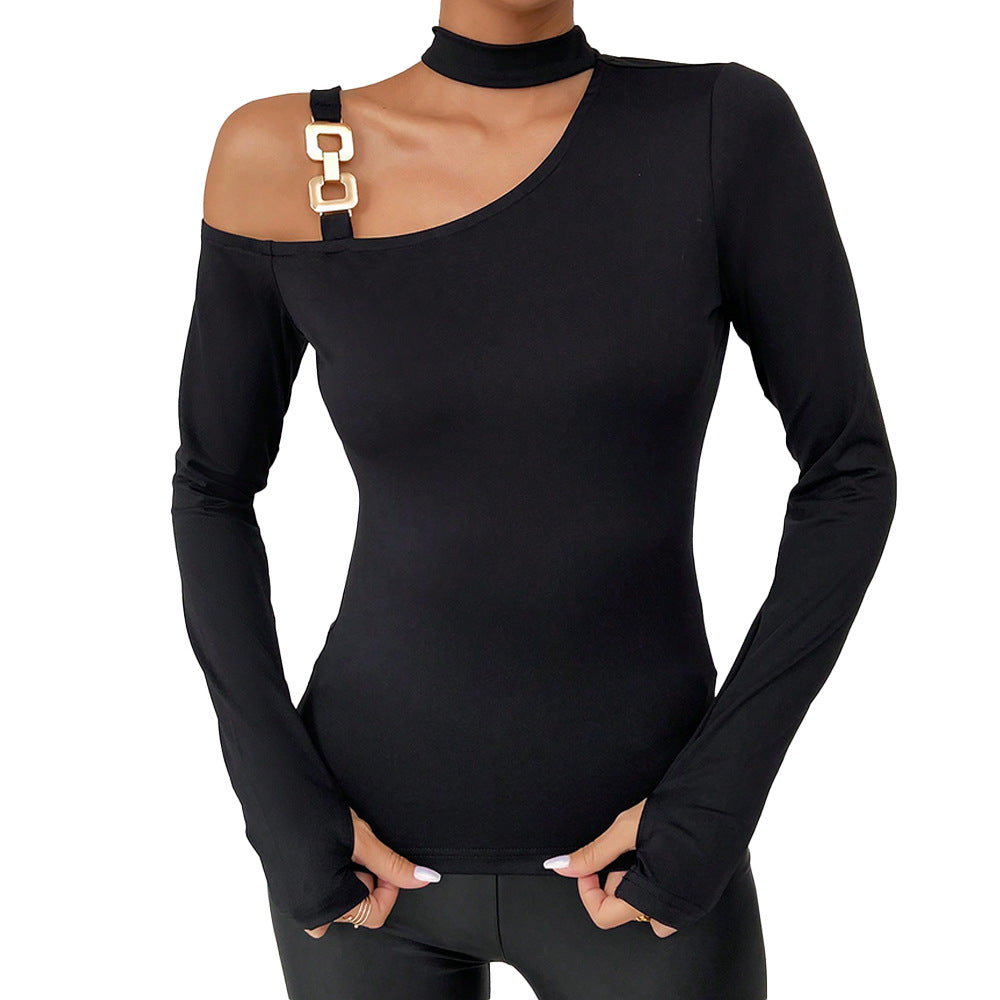 Body femme avec un design dénudé des épaules et un col choker élégant Levoire