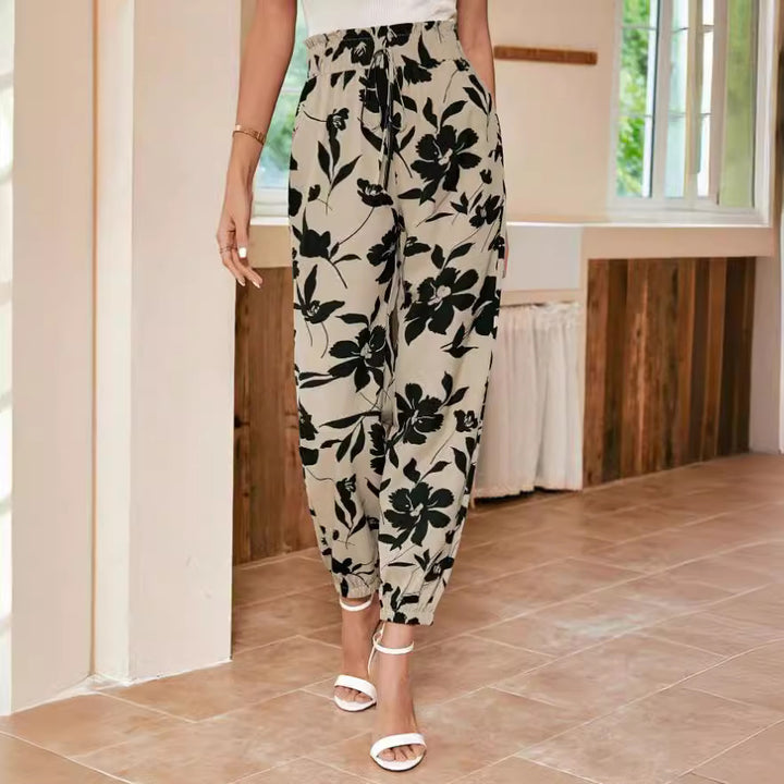 Pantalons floraux tendance pour femmes Levoire
