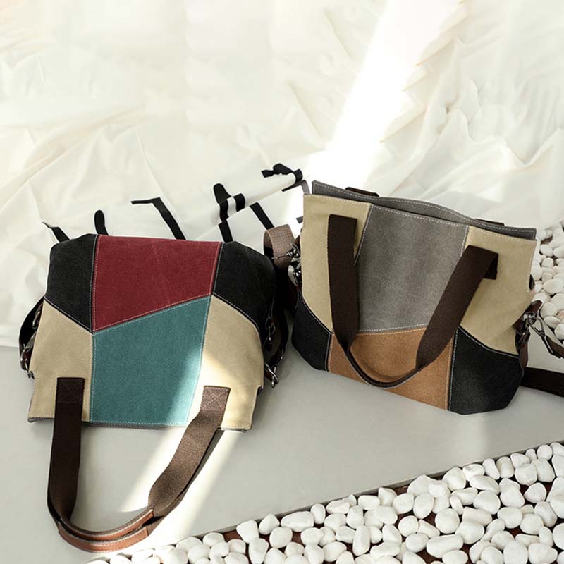 Levoire | Sac En Toile Contrasté