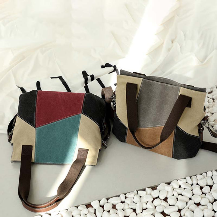 Levoire | Sac En Toile Contrasté