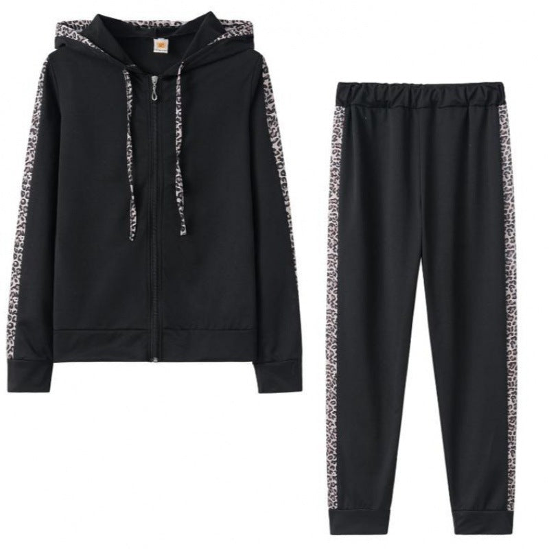Ensemble de survêtement pour femmes dans un motif léopard tendance Levoire