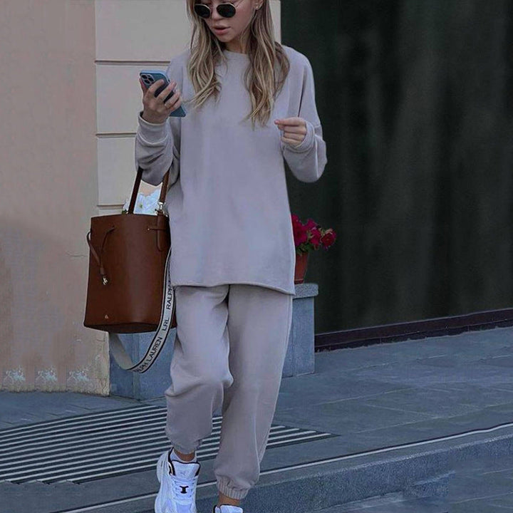 Levoire | Ensemble de Pantalon Élastique à la Mode en Deux Pièces
