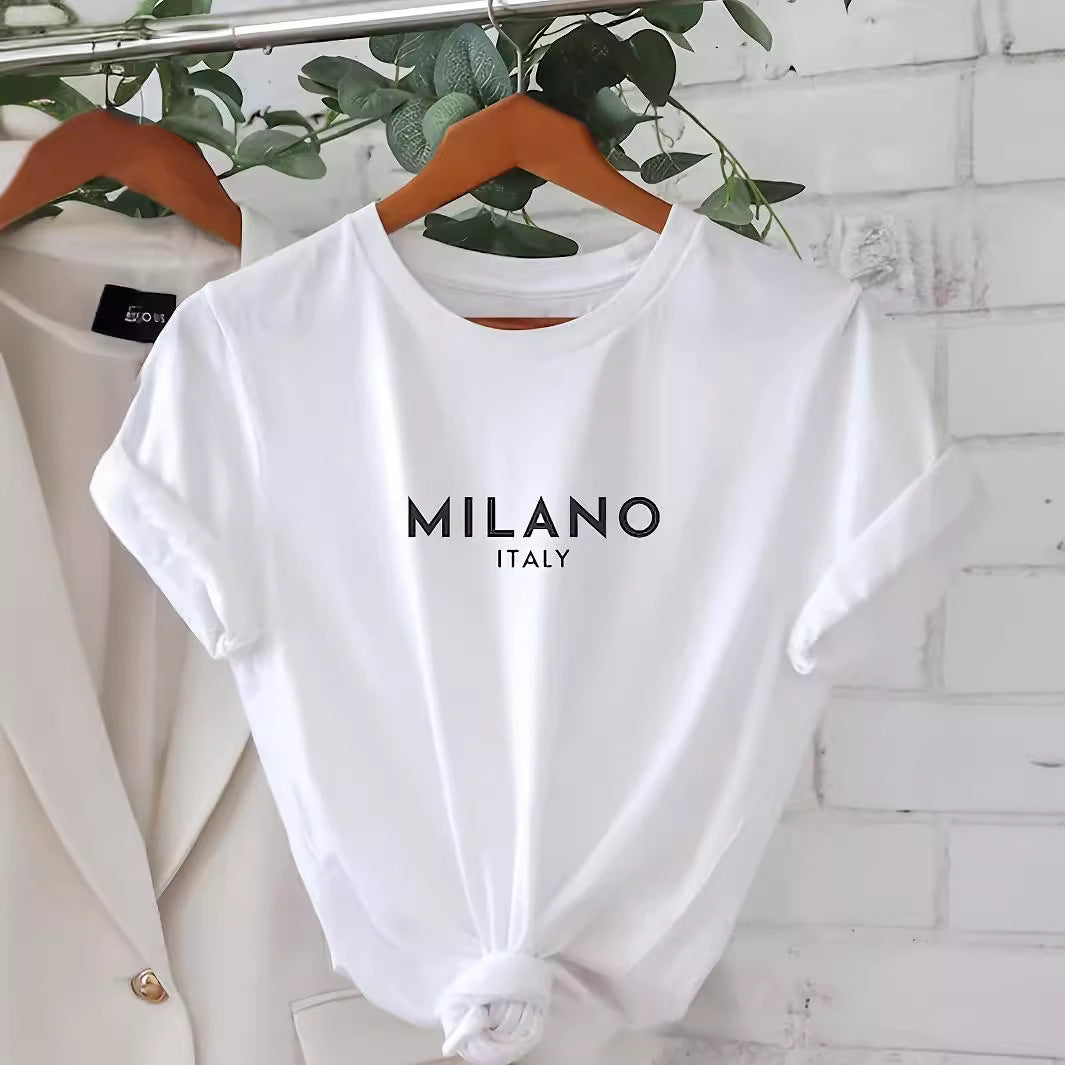 Levoire | T-Shirt Imprimé Chic Et Sans Effort Blanc