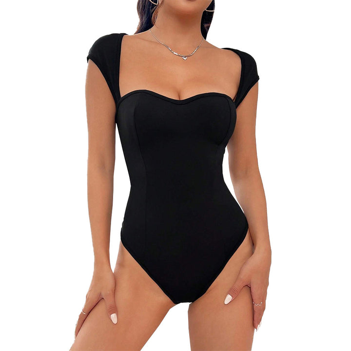Maillot de bain élégant pour femmes avec décolleté en forme de cœur et design texturé Levoire