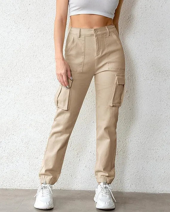 Levoire | Pantalons de loisirs pour femmes Khaki