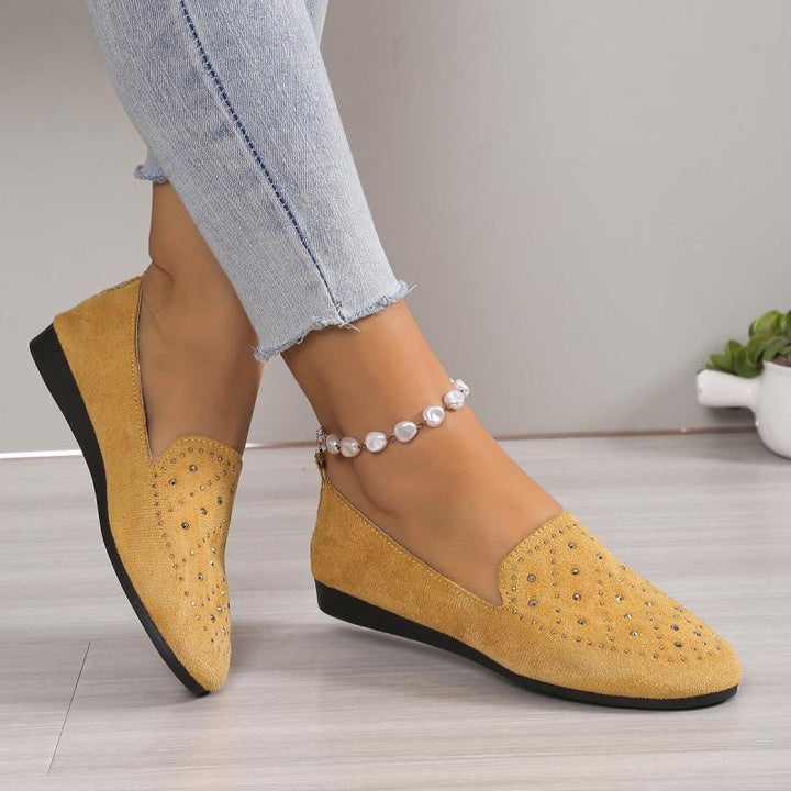 Levoire | Mules Plates Luxueuses Avec Détails En Cristal Pour Femmes