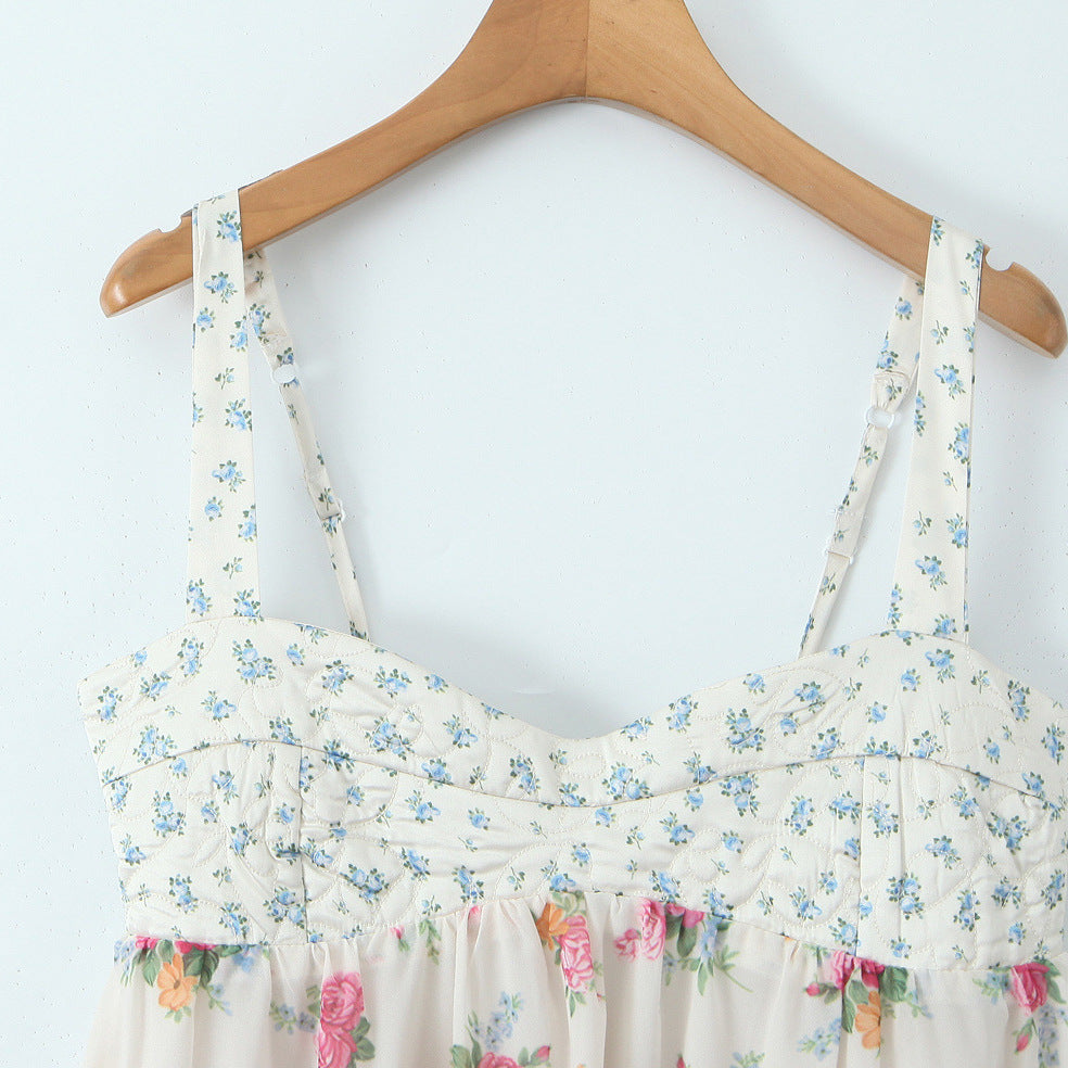 Levoire | Robe de Plage d'Été Sans Bretelles Mini Auringonpaistelema