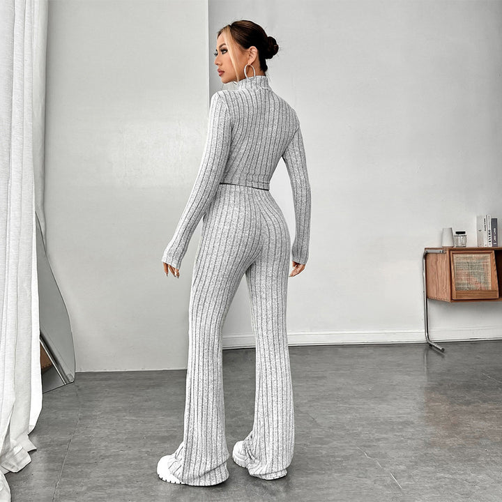 Sweat court femme avec taille haute et jambe large Levoire